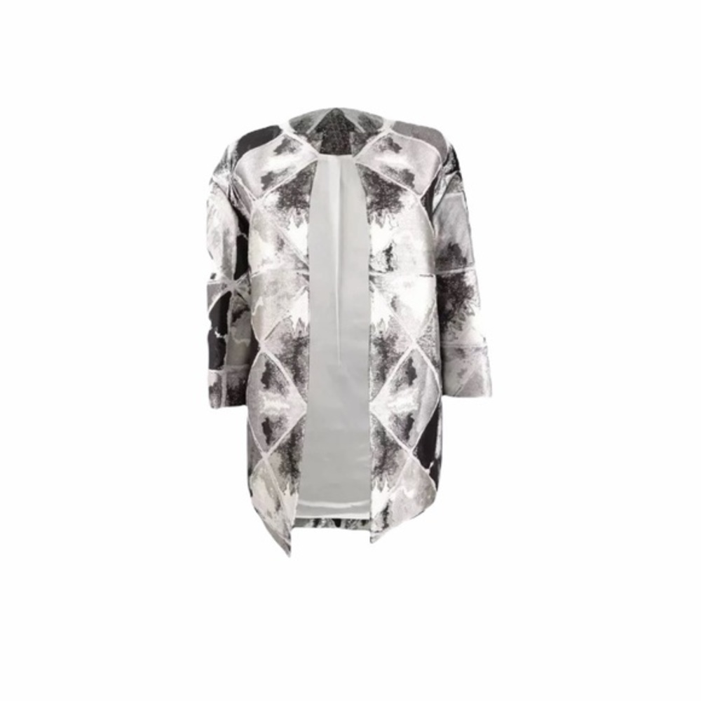 NWT Anne Klein metallic open front blazer - Picture 3 of 4